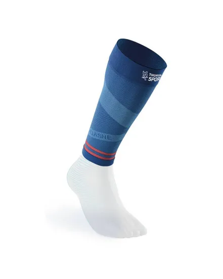 Manchons de compression mollet Femme RUN TRAIL CALF UP ACTIV NORMAL Bleu