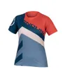 T-shirt manches courtes Femme SINGLETRACK PRINT LTD Rouge