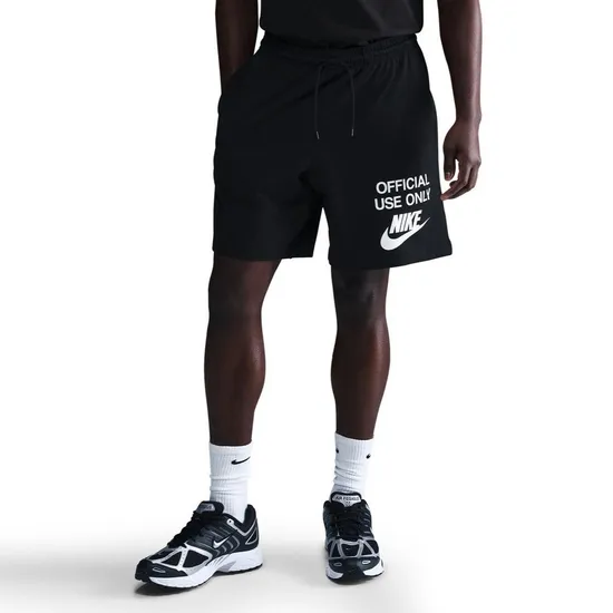 Short Homme M NK CLUB KNIT SHORT OFFICIAL Noir