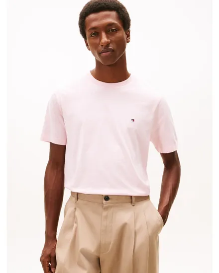 T-shirt col rond Homme ESSENTIAL REG FIT HEATHER TEE Rose Pale