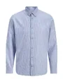 Chemise Homme JJESUMMER LINEN BLEND SHIRT L/S SN
