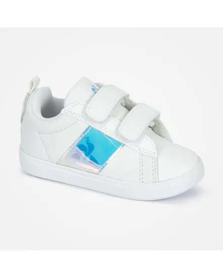 Chaussure basse Enfant COURTCLASSIC INF IRIDESCENT Blanc