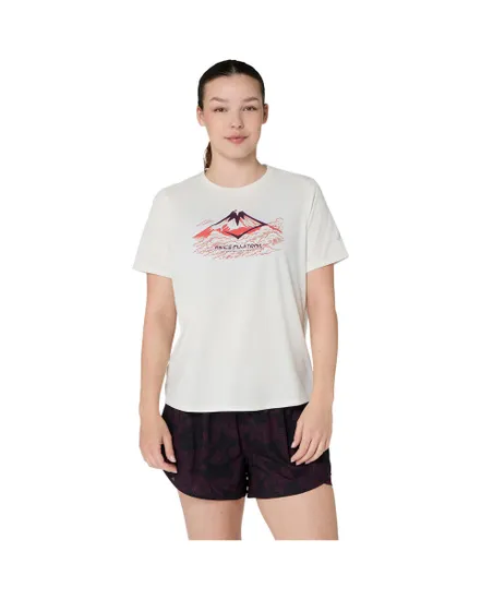 T-shirt Femme FUJITRAIL LOGO SS TOP Beige