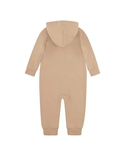 Combinaison Bébé NKN ESSENTIALS HOODED COVERALL Beige