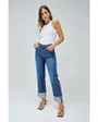 Jean Femme TRUE WITH CUFF Bleu