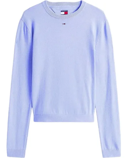 Pull col rond Femme ESSENTIAL CREW SWEATER EXT Bleu Iris