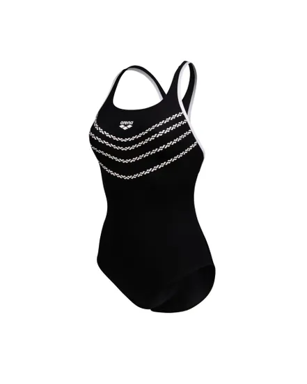 Maillot de natation Femme WOMEN S ARENA LOSANGE V SWIMSUIT SWIM PRO BACK Noir