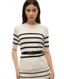 Pull Manches Courtes Femme VMSABA Plain