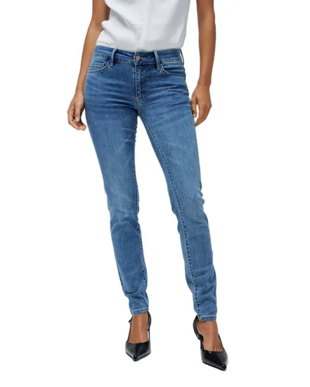 Jean Femme WONDER DESTROYED Bleu Clair