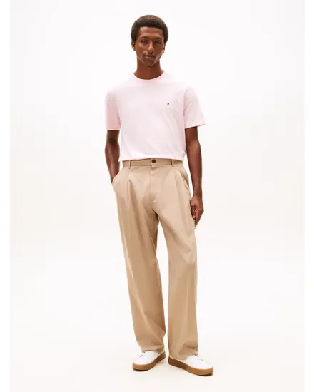 T-shirt col rond Homme ESSENTIAL REG FIT HEATHER TEE Rose Pale