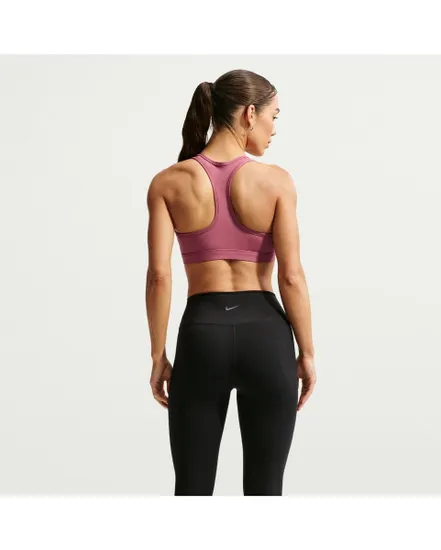 Brassière Femme W NK SWSH MED SPT BRA Rose