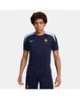 Maillot de football Homme FFF M NK DF STRK SS TOP K Bleu