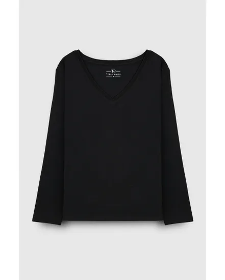T-shirt manches longues Femme T-MIANA ML Noir