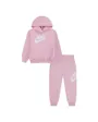 Ensemble de survetement Bébé NKN CLUB FLEECE SET Rose