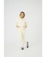 Sweat à capuche Fille KOGNOOMI-VINTA LABEL LS HOOD CS SWT NOOS Beige