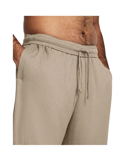 Pantalon de Jogging Homme UA RIVAL WAFFLE JOGGER Beige