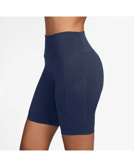 Cycliste Femme W NK DF ONE HR 8IN PKT SHORT Bleu