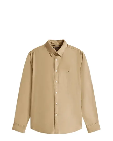 Chemise Homme FLEX FLANNEL SOLID RF SHIRT Taupe