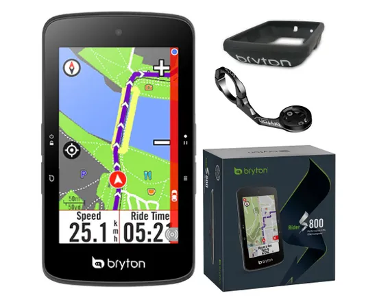 Compteur GPS de vélo RIDER S800 E Noir