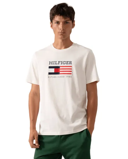 T-shirt col rond Homme AMERICANA MONOTYPE F Écru