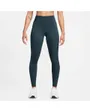 Legging Femme W NK DF ONE HR TIGHT Bleu