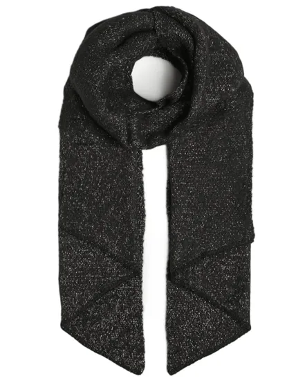 Écharpe Femme PYRON LONG SCARF LUREX Noir