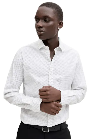 Chemise Manches Longues Homme JPRBLABLACKPOOL PRINT LS SHIRT