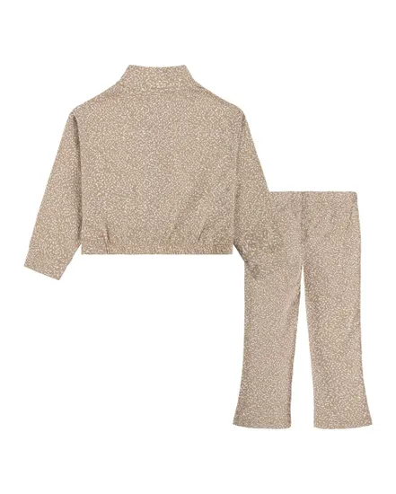 Ensemble survetement Enfant NOTEBOOK AOP FZ LEGGING SET Beige