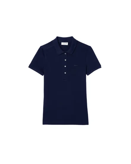 Polo Femme L.12.D Slim Fit Stretch Mini Piqué