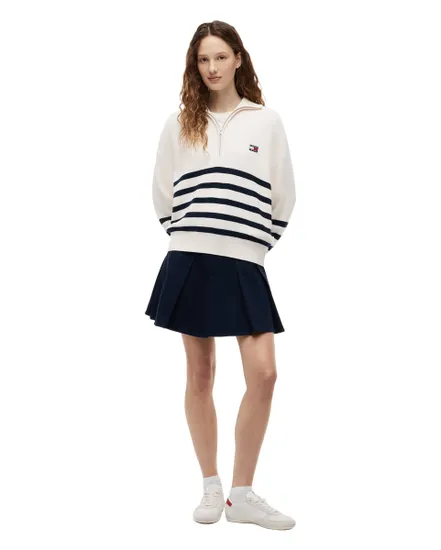 Sweat Col Monté Femme Quarter Zip Tommy Jeans