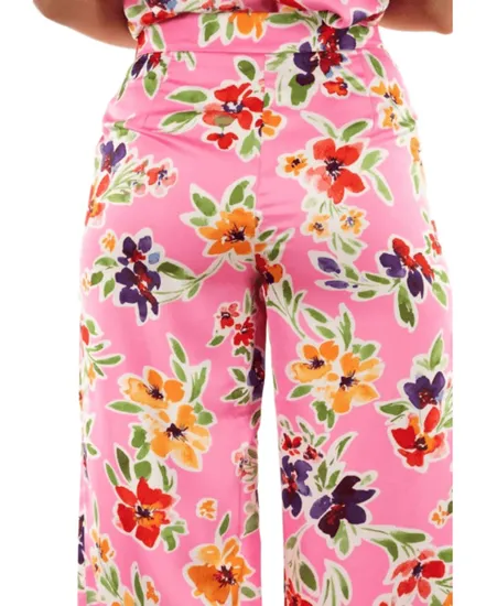 Pantalon Femme Floral Fluide
