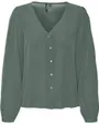 Chemisier Femme Vero Moda V-Neck Pleat Shirt
