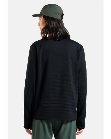 Veste zip Homme MID LAYER 1/2 ZIP ESSENTIAL THERMAL Noir