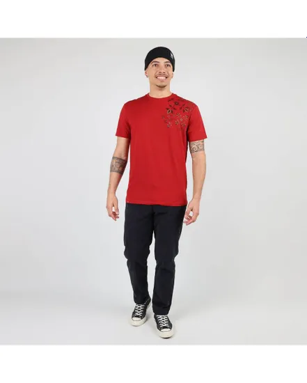 TEE SHIRT MANCHES COURTES LOGO EPA Homme Rouge