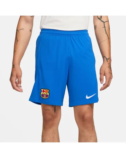 Short de football Homme FCB M NK DF STAD SHORT AW Bleu