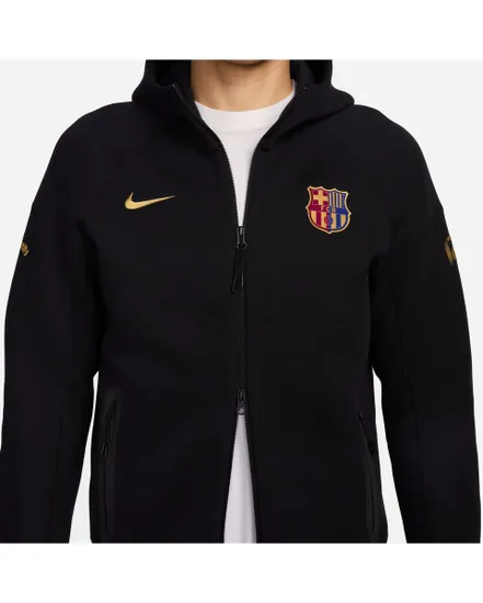 Veste zip à capuche Homme FCB M NK TCH FLC FZ WR HDY Noir