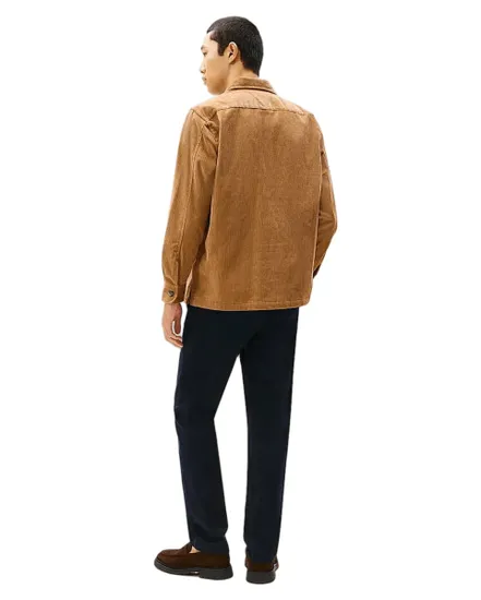 Surchemise Homme CORDUROY RLX OVERSHIRT Marron Clair