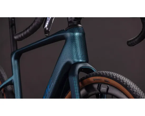 Vélo de gravel électrique NUROAD HYBRID C:62 SLT 400X Vert Royal