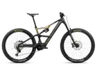 VTT électrique tout suspendu Unisexe RISE LT H10 Noir/Vert Olive