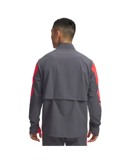 Veste zip à capuche Homme UA VELOCITI STORM JACKET Gris