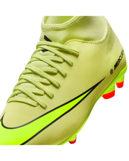 Crampons de football Enfant JR SUPERFLY 10 CLUB FG/MG Jaune