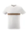 T-shirt manches courtes Unisexe CORPORATE STRIPE Blanc