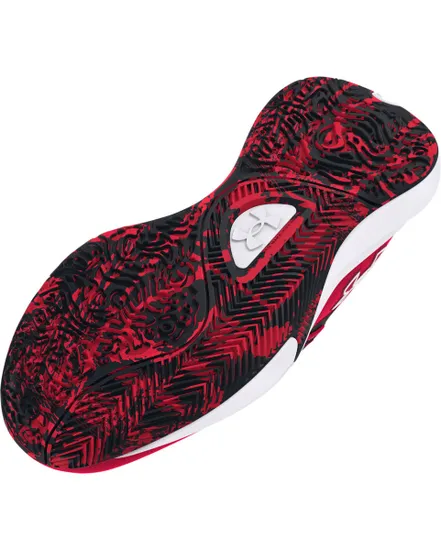 Chaussures de basketball Enfant UA GS LOCKDOWN 7 Rouge