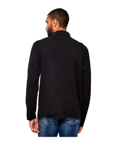 Polo manches longues Homme LS SUPIMA COTTON SOLID POLO Noir