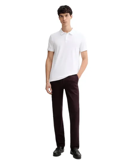 Polo Homme Manches Courtes Slim Piqué Raffiné