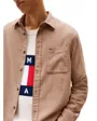 Chemise Homme REG FLANNEL SHIRT EXT Marron