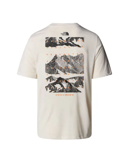 T-shirt Homme M FOUNDATION MOUNTAINS FACES TEE Blanc
