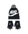 Coffret bonnet et gants Enfant plus âgé NAN SWOOSH POM BEANIE GLV SET