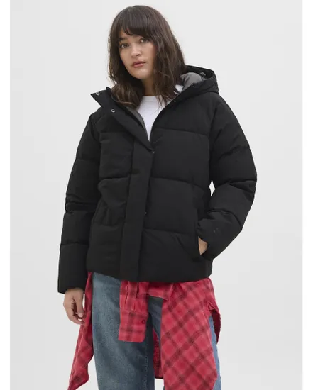 Doudoune à capuche Femme JXGLOBAL PUFFER JACKET OTW ACT Noir
