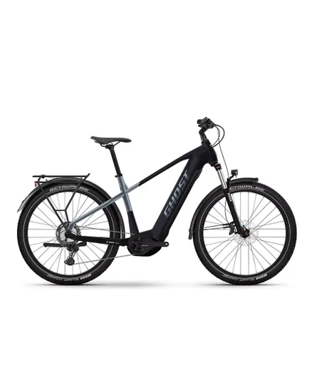 VTT électrique semi rigide Unisexe E-TERU ADVANCED EQ Noir/Gris